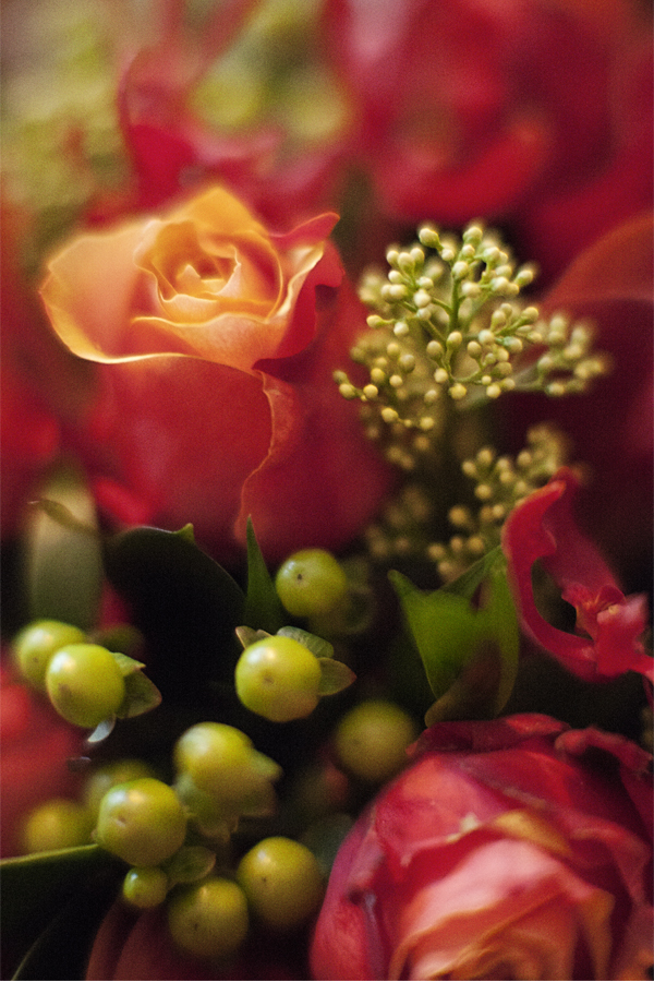 christamas wedding flowers