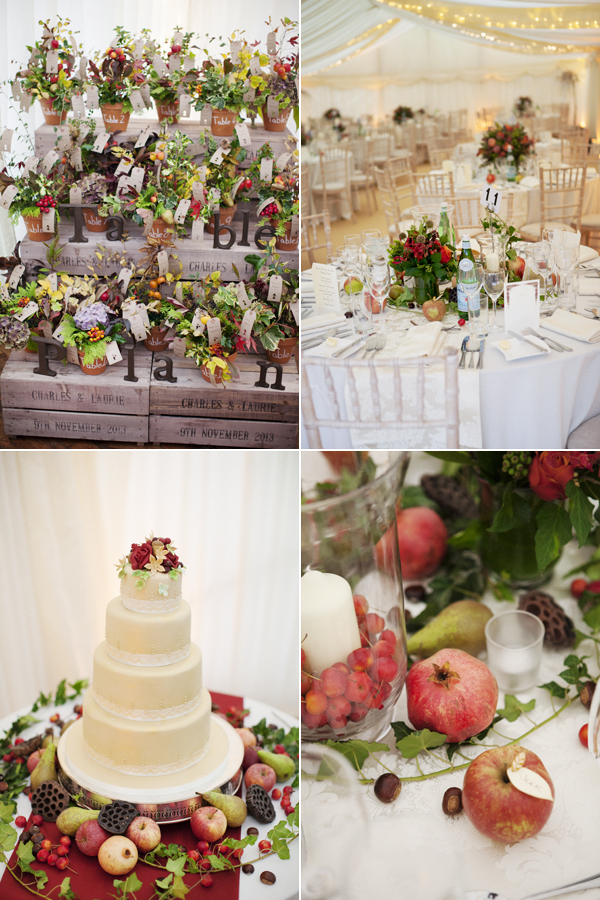 wedding decorations during christmas time marquee in glasgow