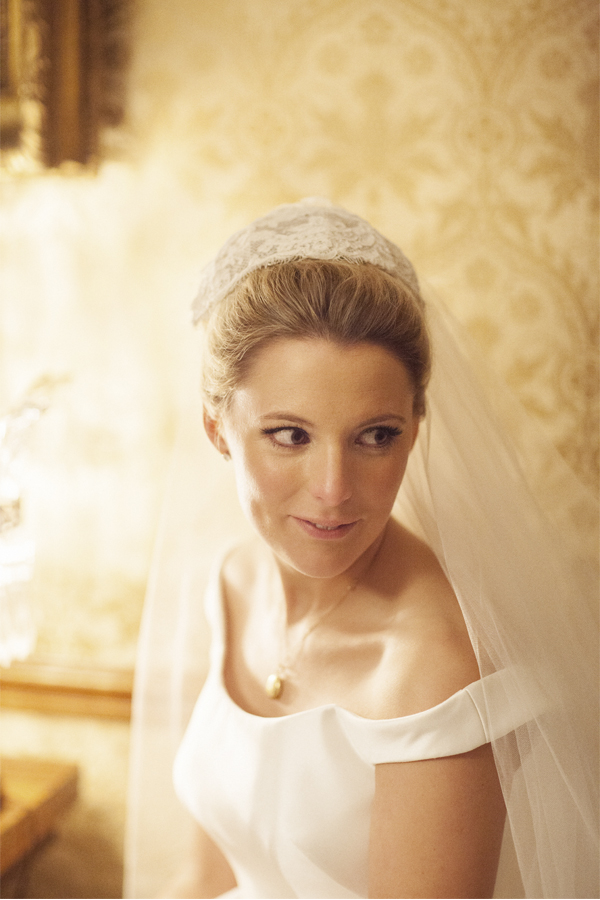 brides wedding portrait