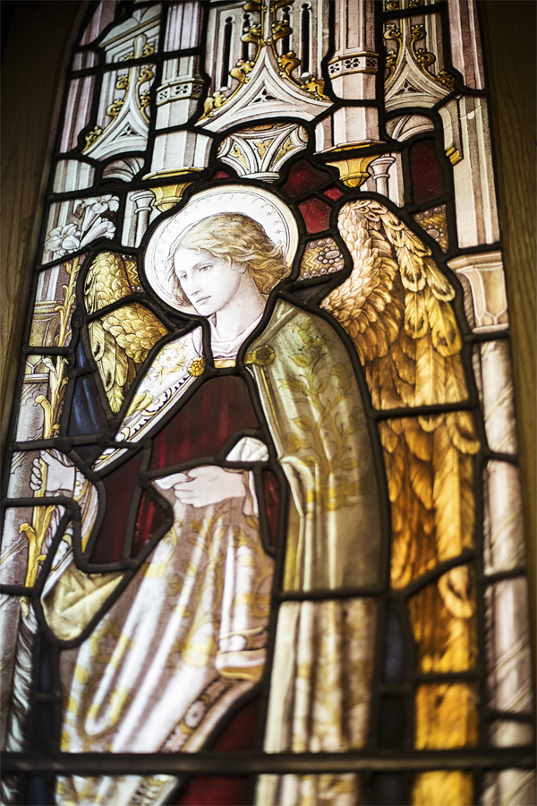 stained glass in a church