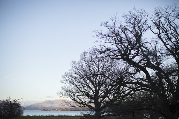 view over ben lomond and loch lomond