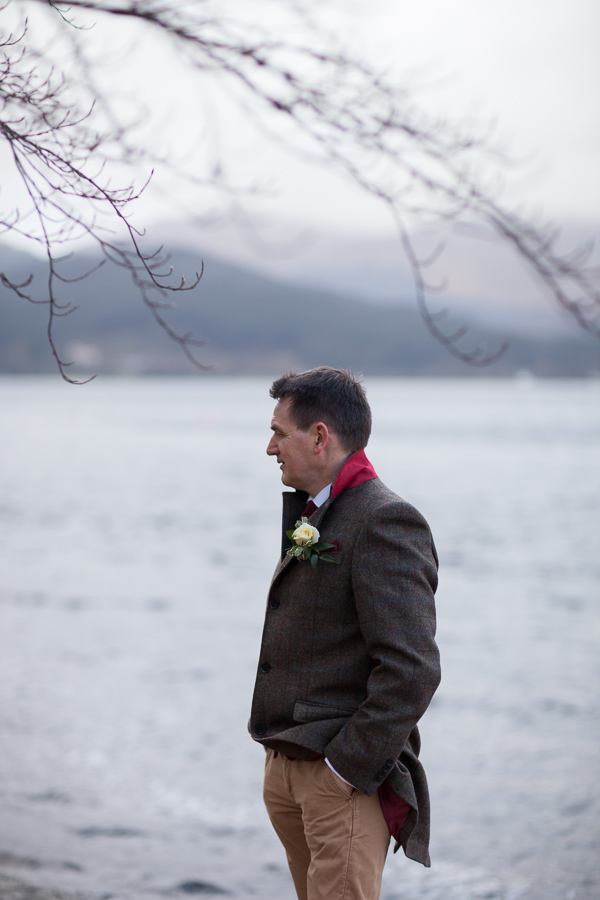 groom next to loch goil