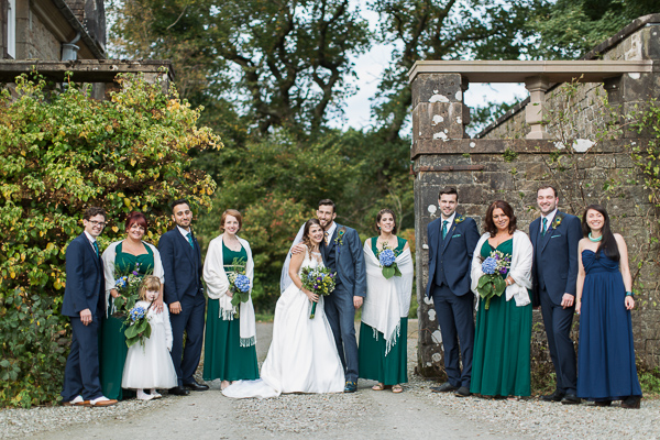 classical bridal party photo by fotogenic of scotland glasgow photographers