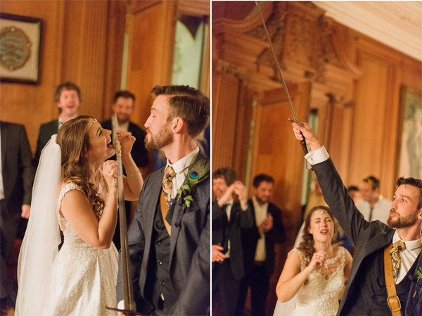 funny photos of cutting wedding cake in scotland