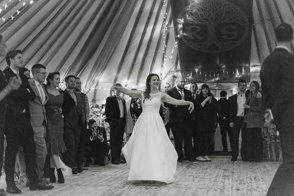 bride and groom staring first dance ardkinglas loch fyne