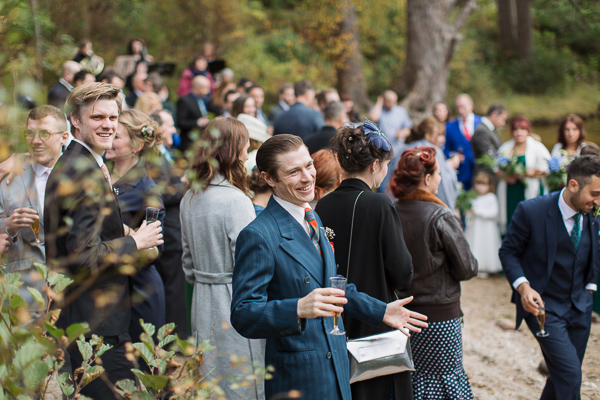 wedding guests at ceremony