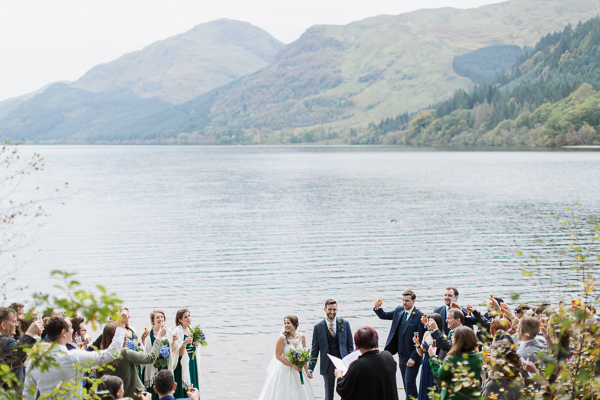 wedding ceremony toast whisky in scotland