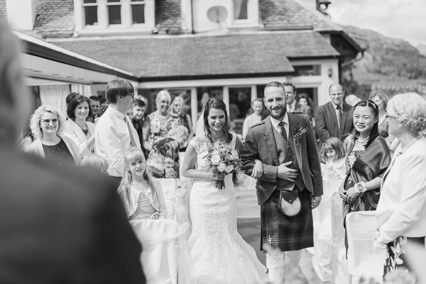 bride walking down the aisle