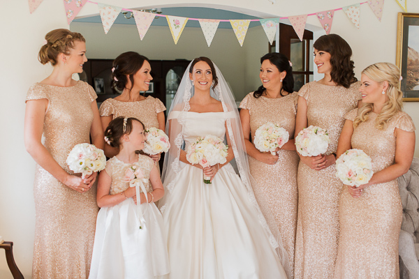 wedding preparations at bearsden house glasgow