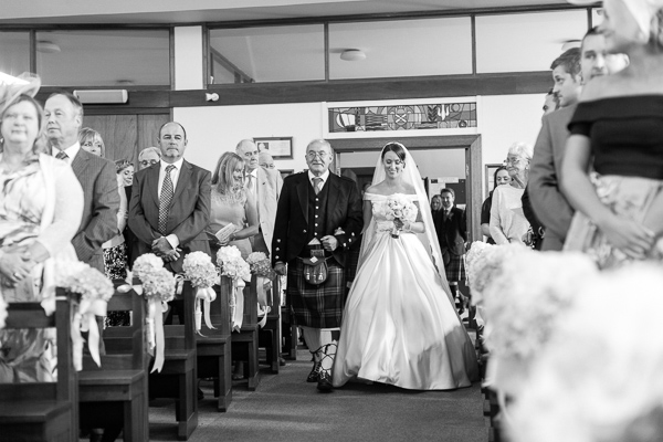 walking down the aisle bearsden church scotland