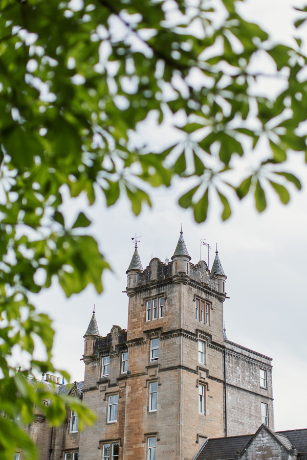 cameron house tower view next to loch lomond