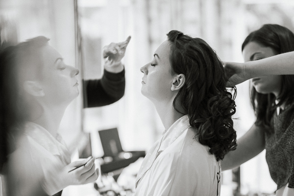 bride gettin ready in bearsden glasgow