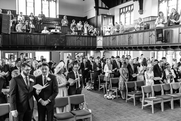 hamilton church during the wedding ceremony scotland 