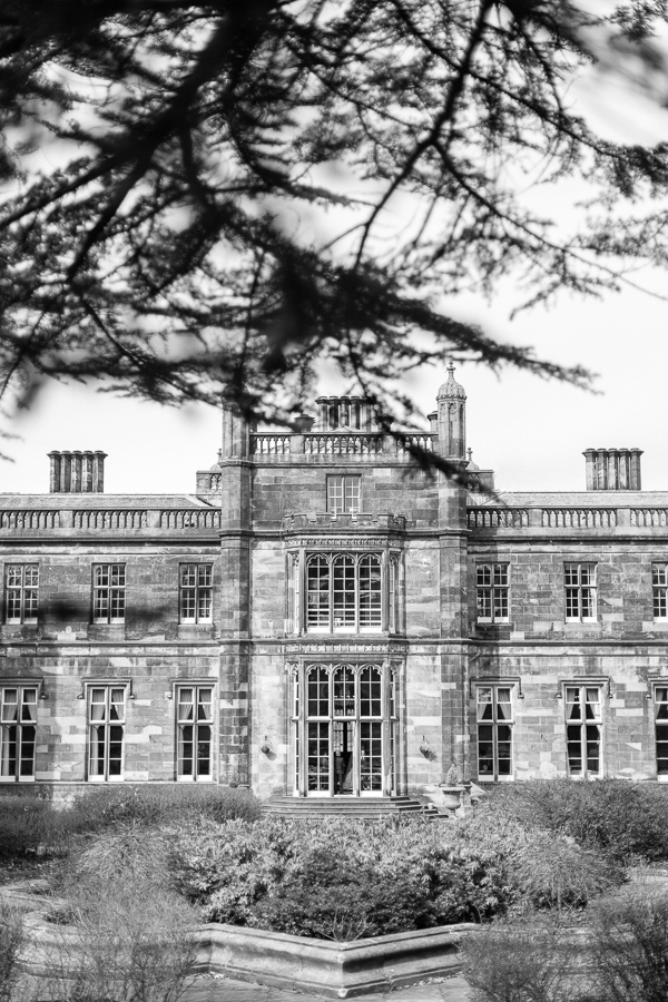 front side of wedding venue in scotland mar hall