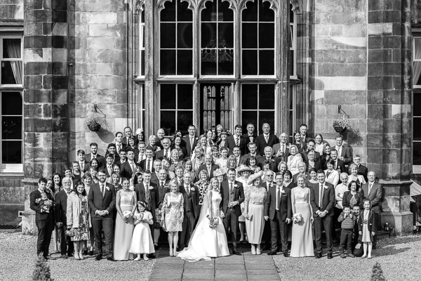 group shot outside of mar hall near glasgow