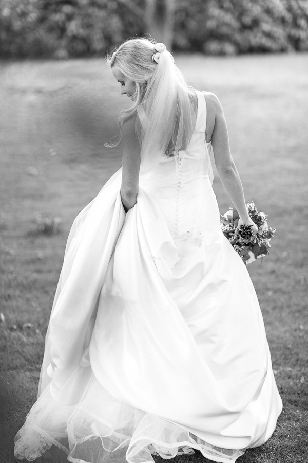 black and white wedding photography mar hall scotland 