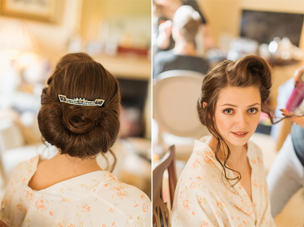bride with hair piece fotogenic of scotland