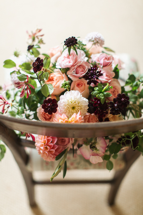 wedding flowers on chair fotogenic of scotland