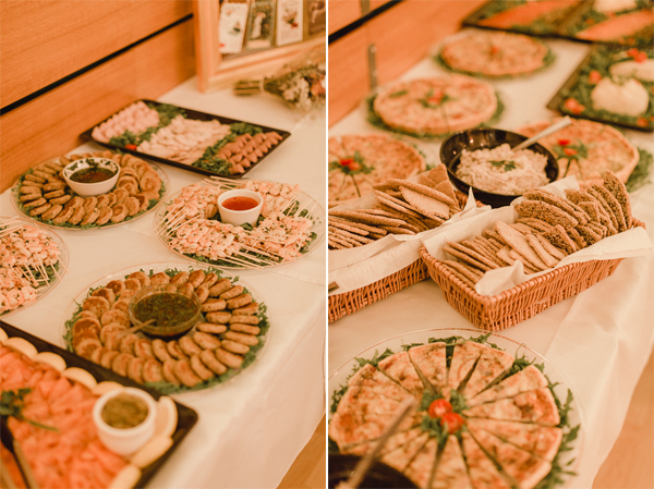 sea food catering during scottish wedding