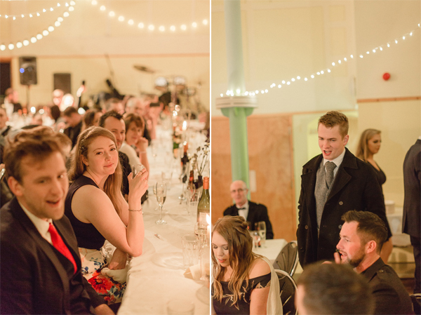 folk singer signing during wedding