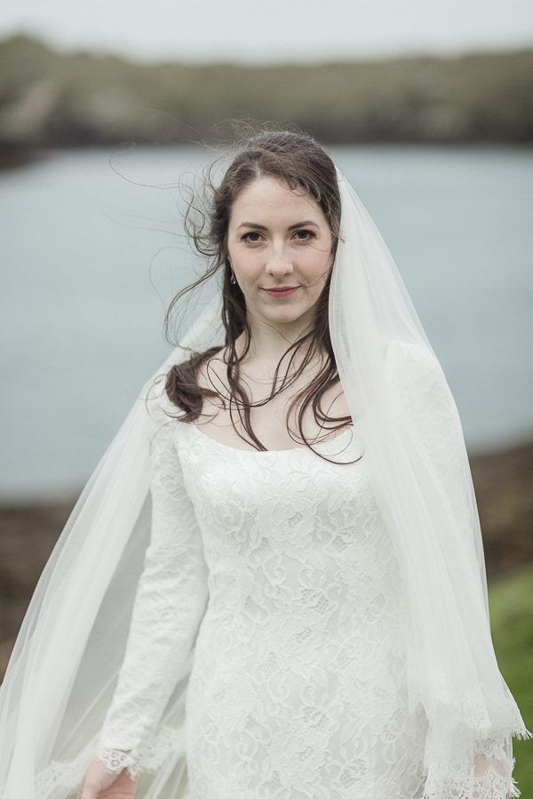 portrait of a scottish bride isle of skye