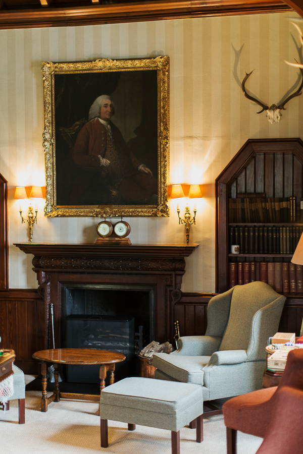 waiting room at the wedding venue cromlix 