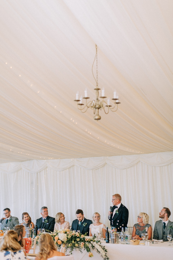 fathers speech at the wedding on loch lomond 
