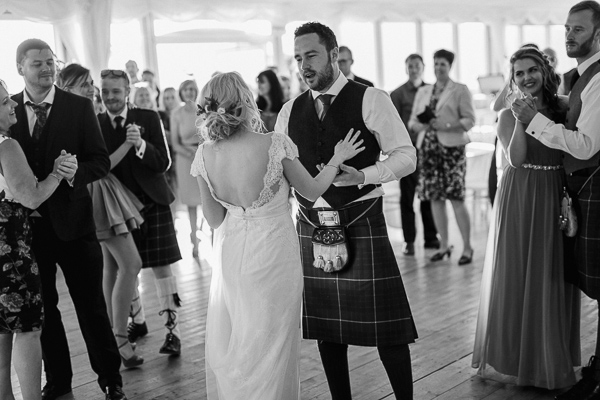 dancing at the wedding loch lomond