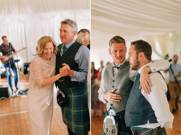 evening reception at the wedding loch lomond