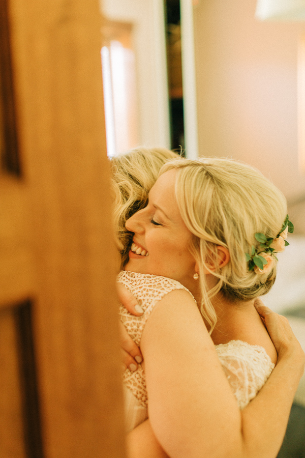 bride and her friend
