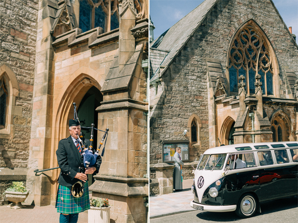 piper at the helensburgh parish church