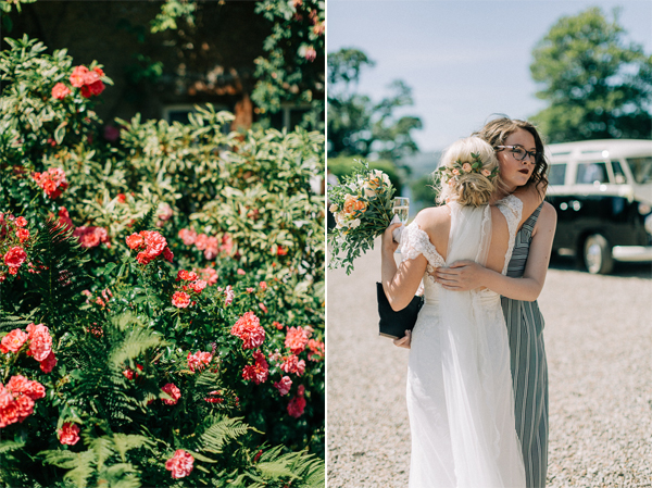 summer wedding loch lommond boturich castle