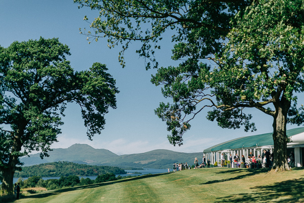 marquee at the boturich castle loch lomond 
