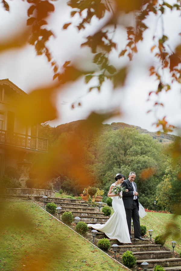 wedding photos the lodge on loch goil fotogenic of scotland father and bride