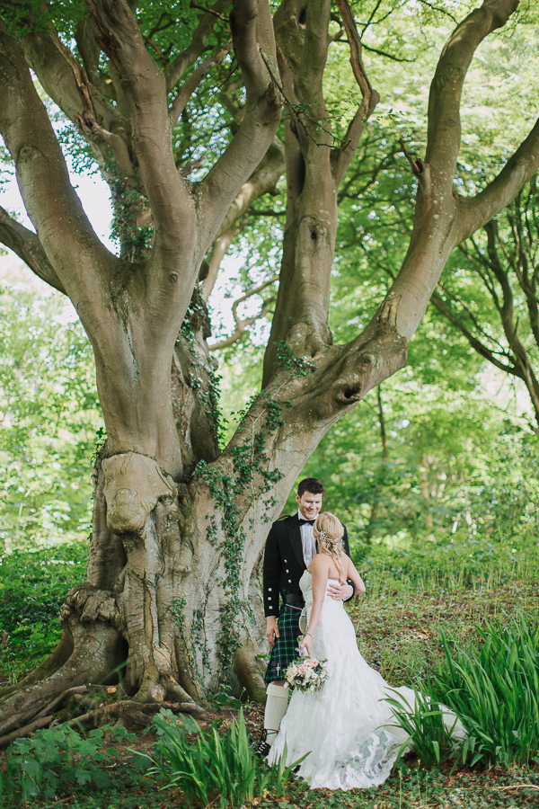 lochgreen wedding photos fotogenic of scotland bride and groom embraced
