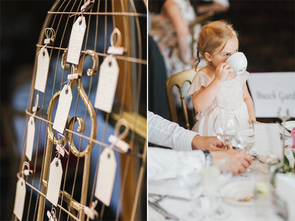 wedding sitting plan and flower girl