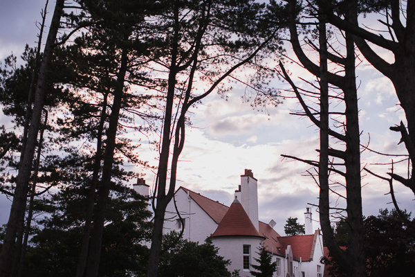 lochgreen wedding photo sunset