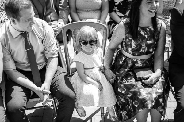 guests at outside ceremony ayrhire