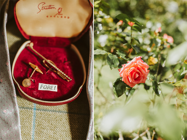 cufflinks wedding the lodge on loch goil 