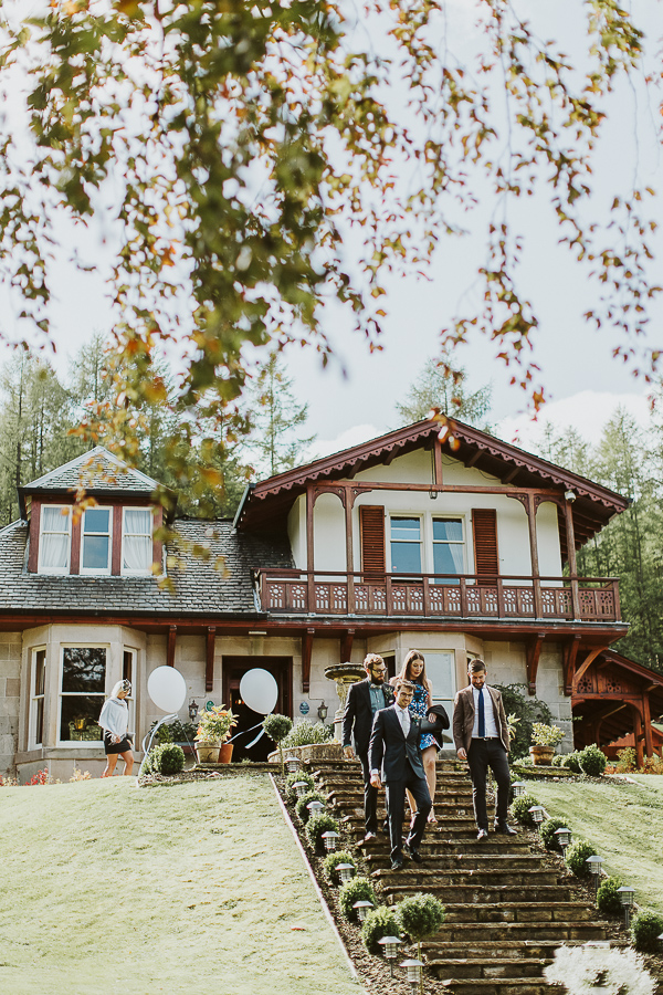 wedding at the lodge on loch goil by fotogenic of scotland