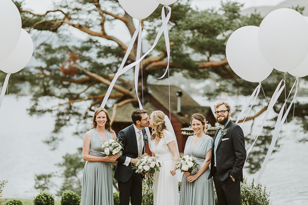 wedding photographer at the lodge on loch goil in scotland