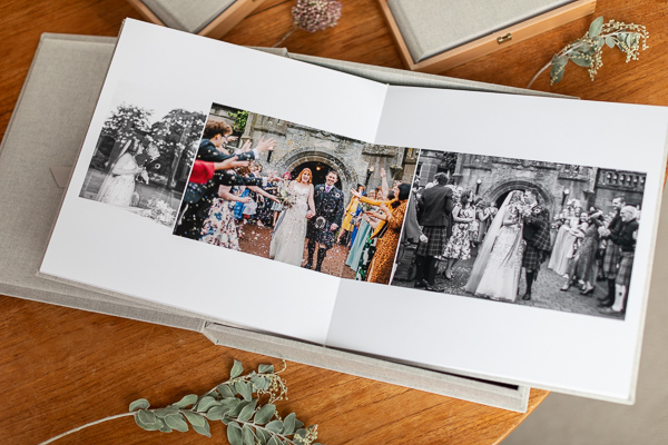 wedding albums from perth Scotland