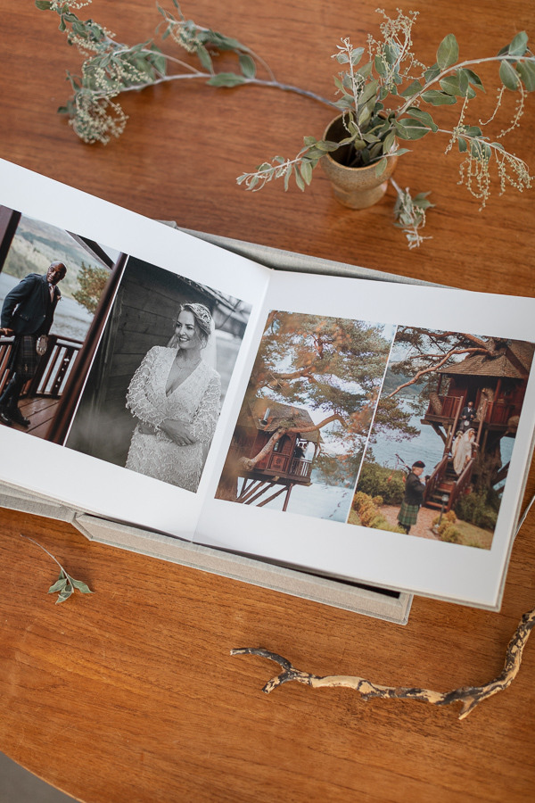 the lodge on loch goil wedding albums from Glasgow Scotland