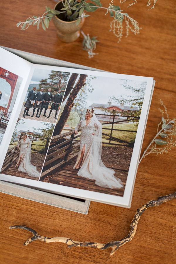 wedding albums from Glasgow Scotland