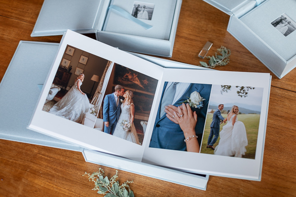 wedding albums from loch lomond Scotland 