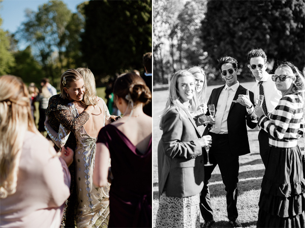 guests having fun at reception