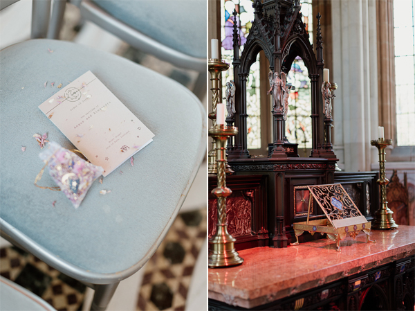 inside the chapel ceremony