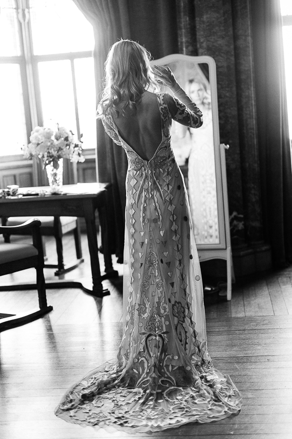 back of the dress scottish country house