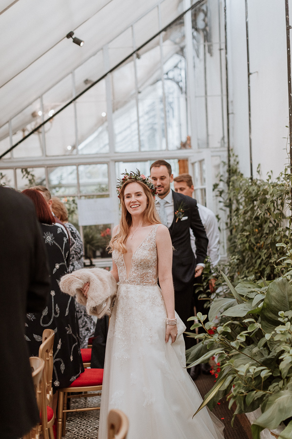 wedding breakfast at glenapp greenhouse scotland 