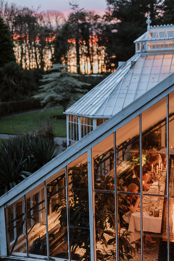 evening reception at the Glenapp wedding venue Scotland 
